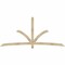 Ekena Millwork Davenport Rough Sawn Timber Gable Bracket, Douglas Fir, 108"W x 49"H x 2"D x 4"F, 11/12 Pitch GBW108X49X0204DAV00RDF - alternate 1
